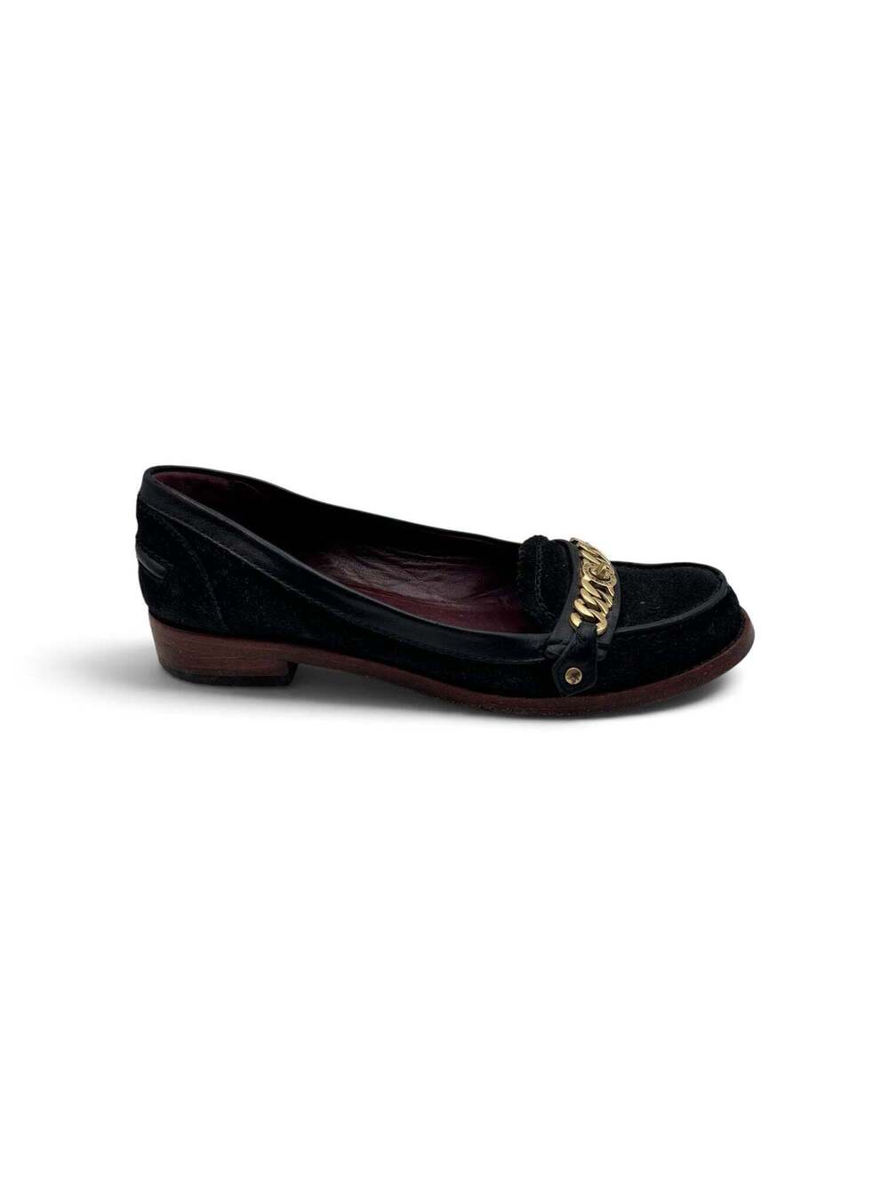 Marc by Marc Jacobs Katie Chain Suede Loafers